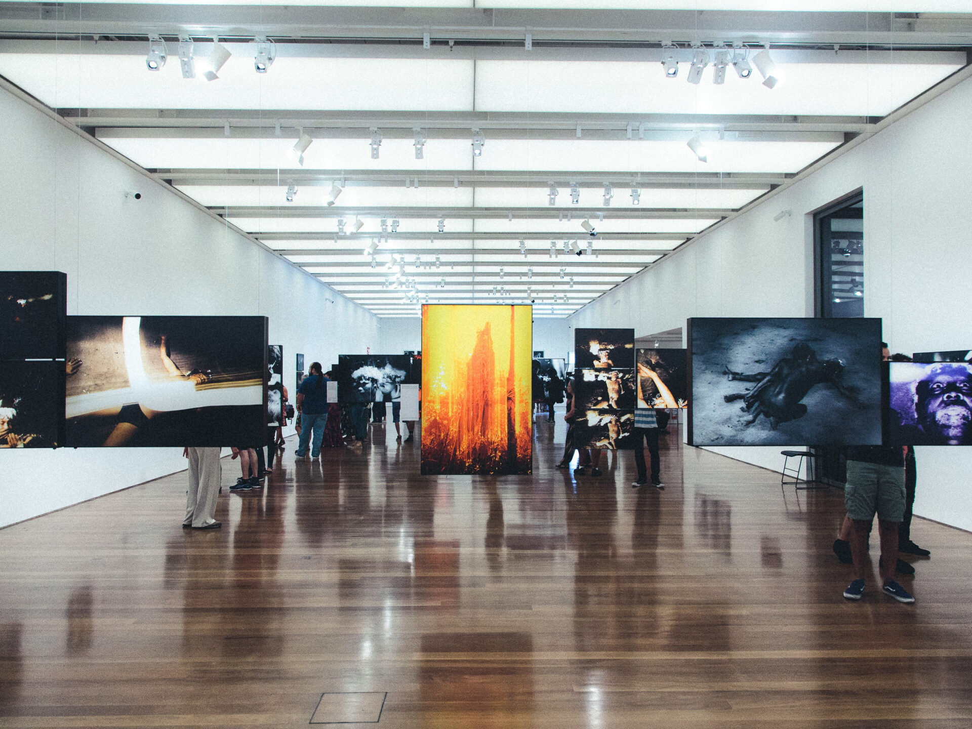 Interior of museum