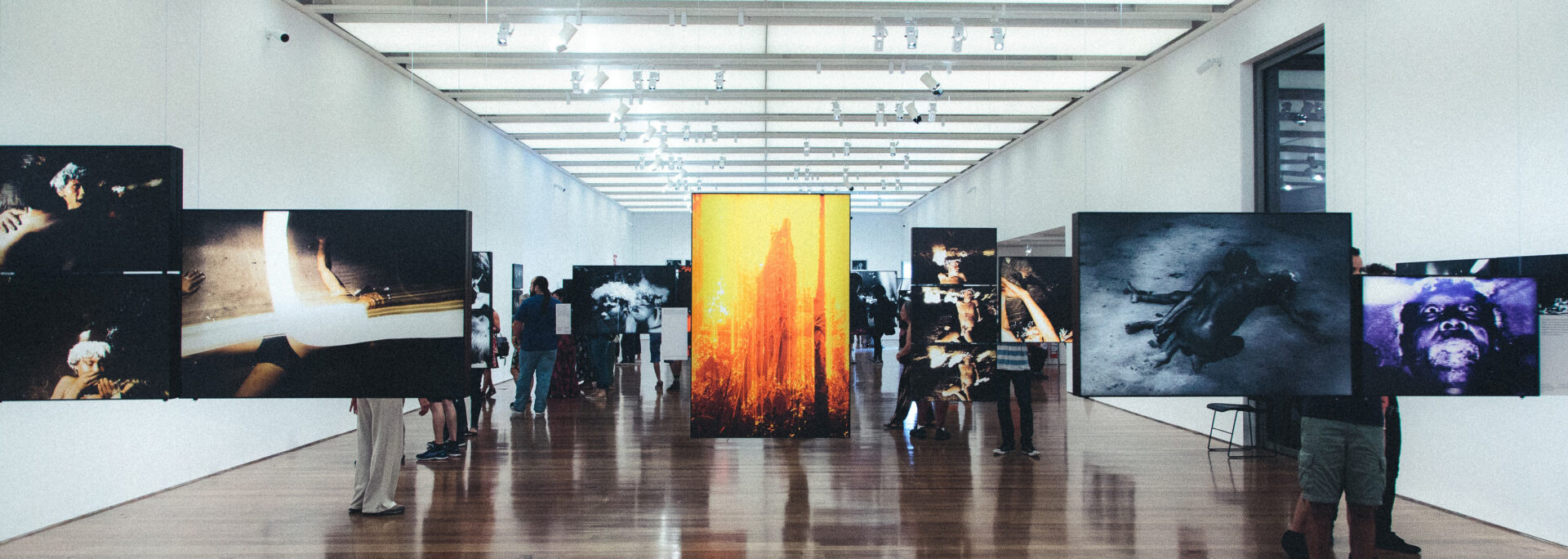 Interior of museum