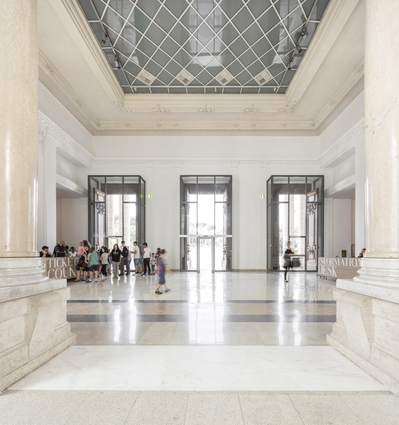 Interno della Galleria Nazionale d'Arte Moderna e Contemporanea di Roma