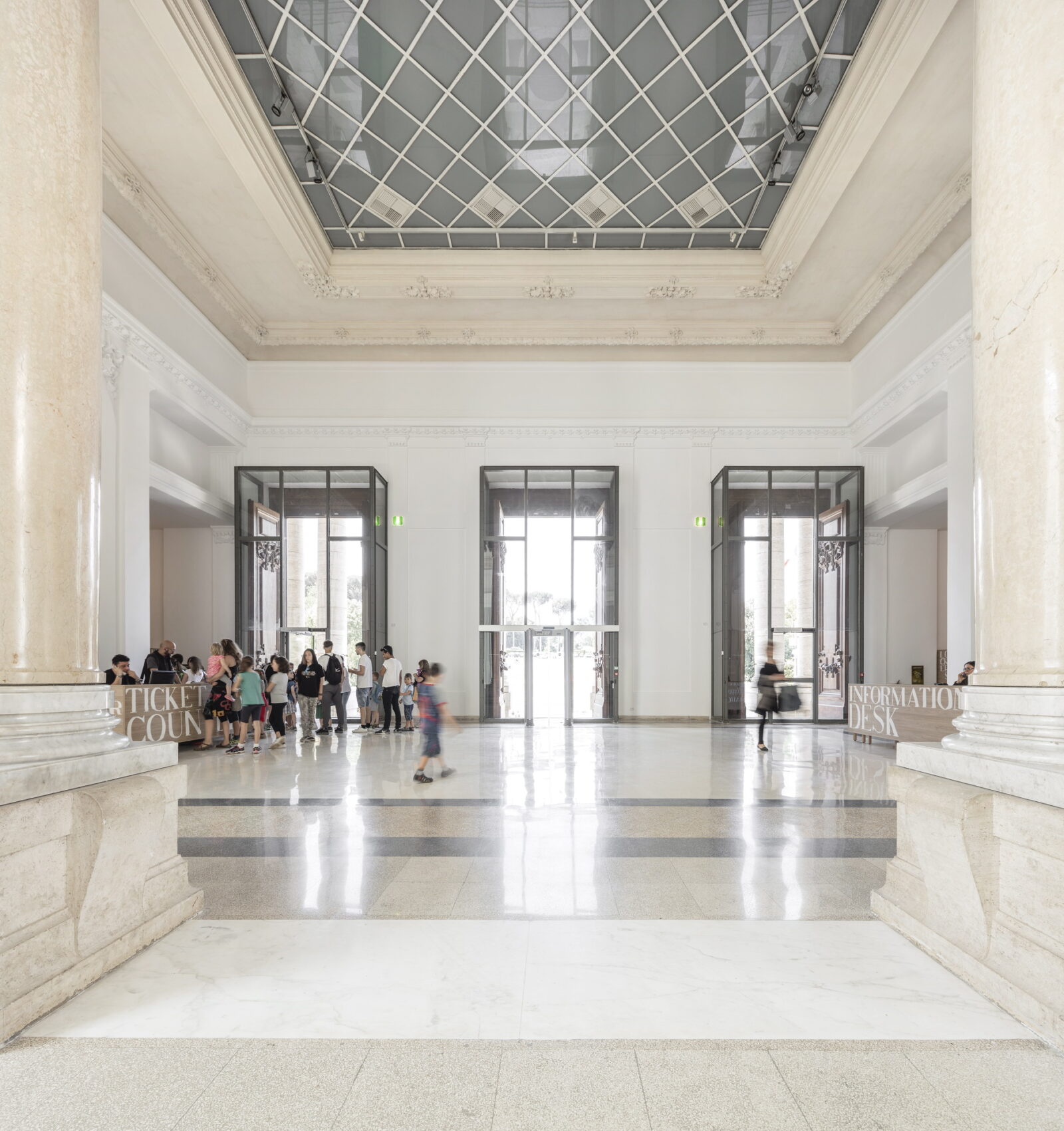 Interior of the National Gallery of Modern and Contemporary art in Rome