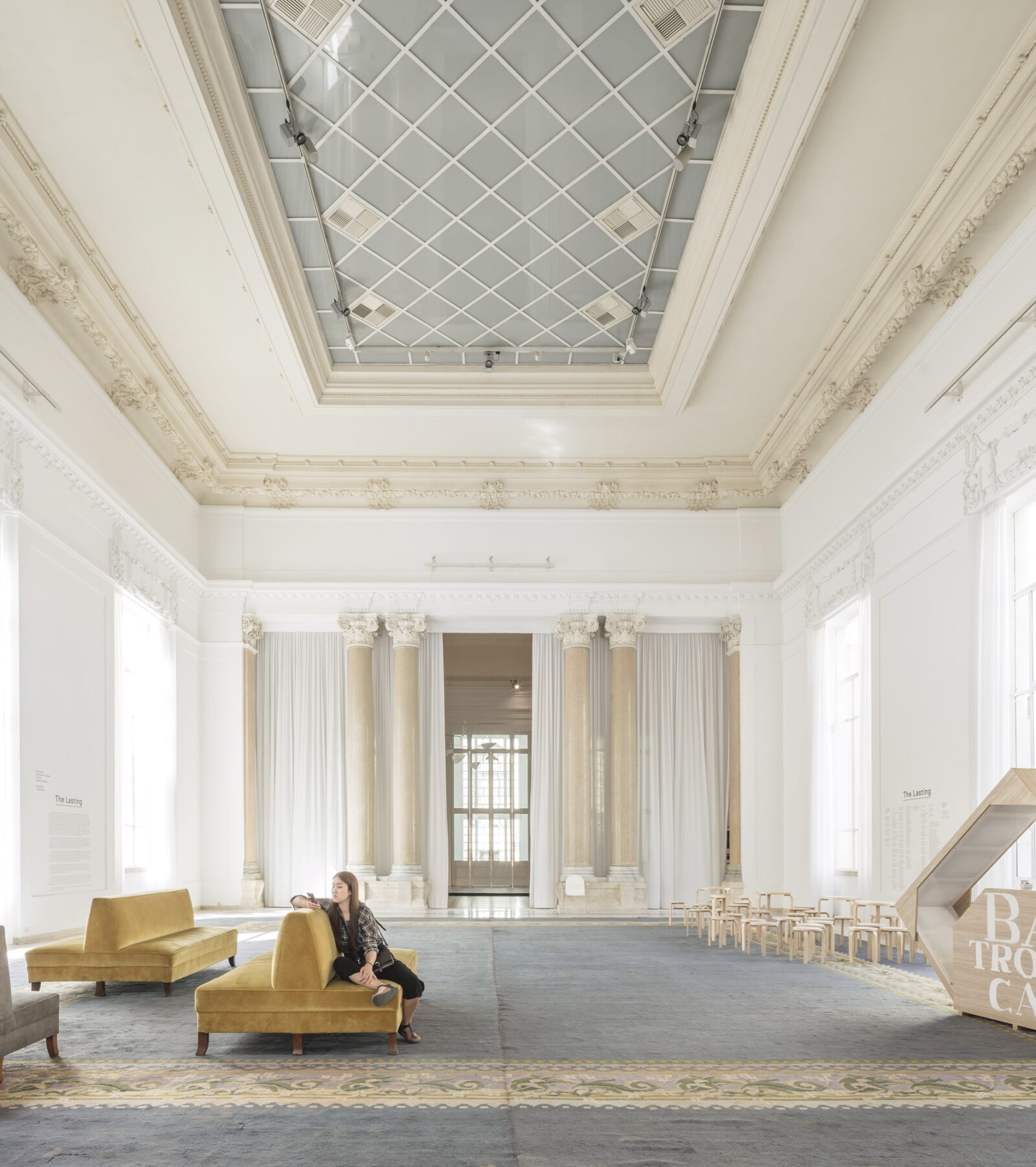 Interior of the National Gallery of Modern and Contemporary art in Rome