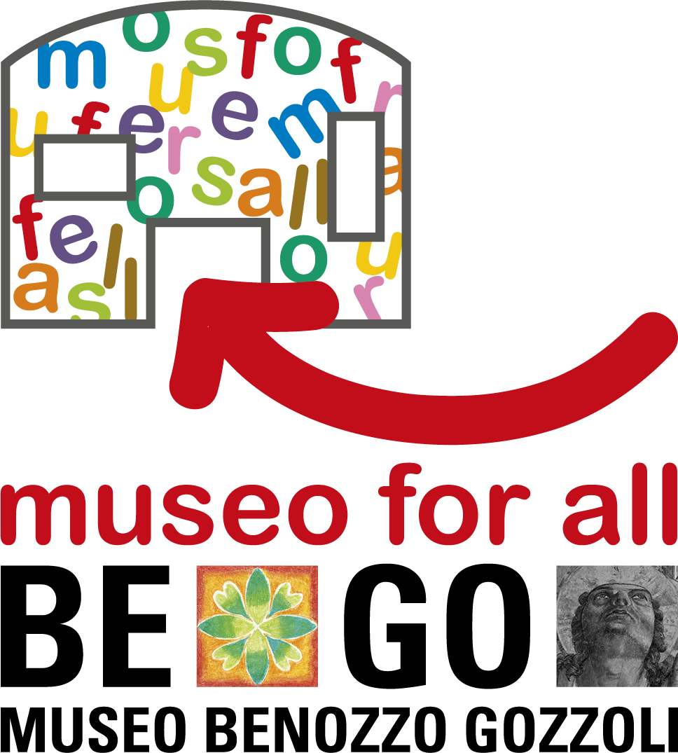 Logo Museo for all del Museo Benozzo Gozzoli