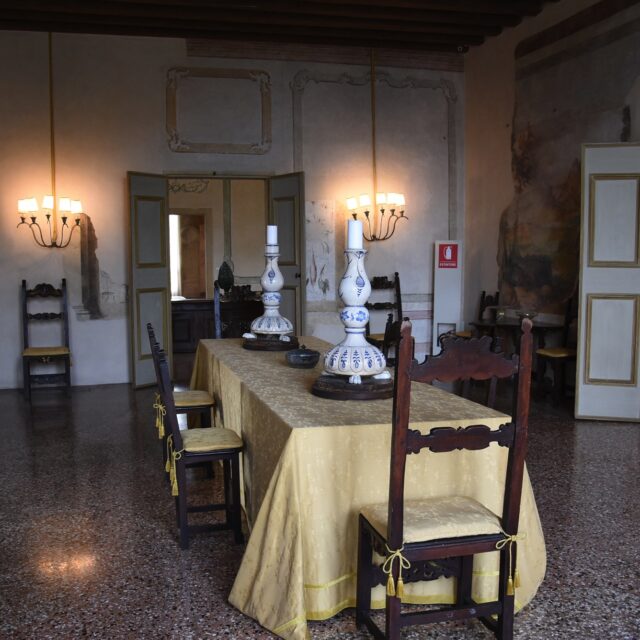 La sala da pranzo