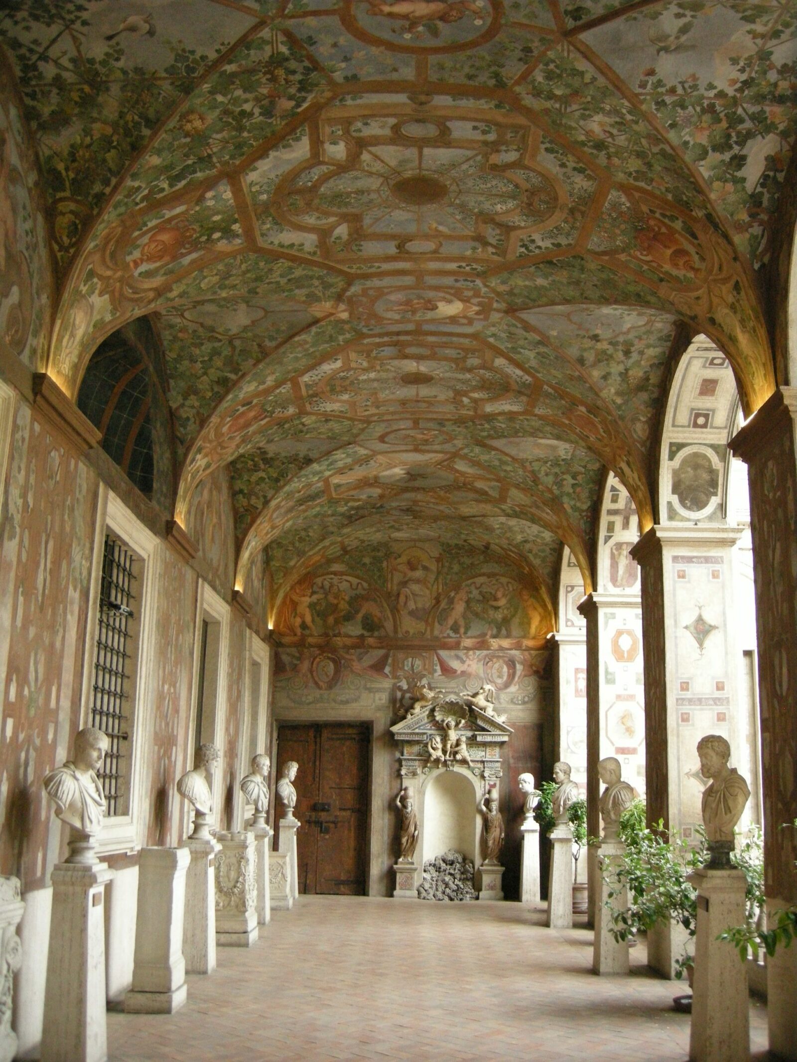 Loggia affrescata a Palazzo Altemps