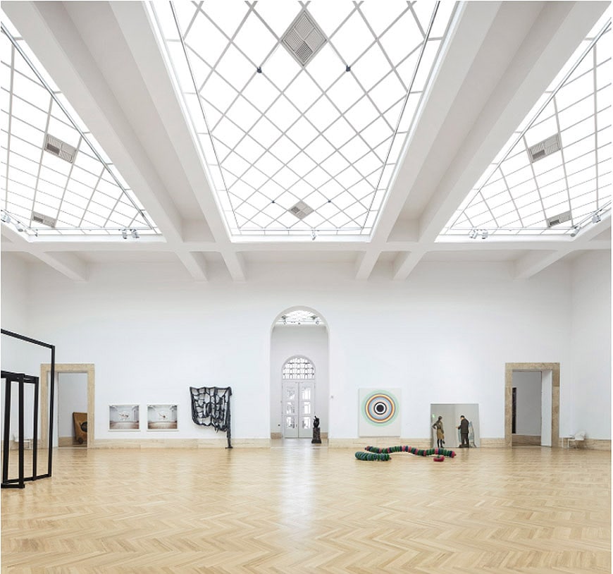 Interior of the National Gallery of Modern and Contemporary art in Rome