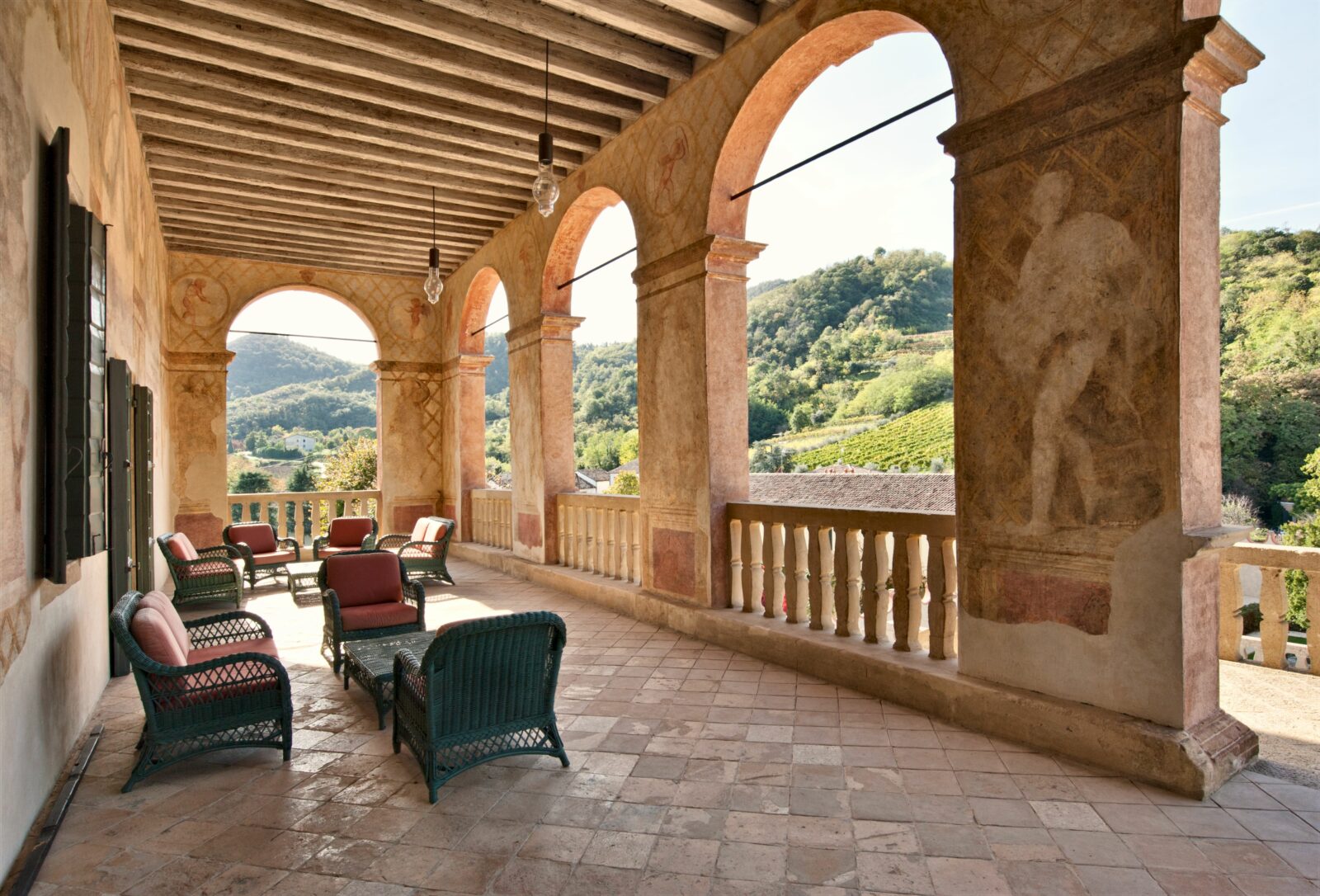 Loggia at Villa dei Vescovi