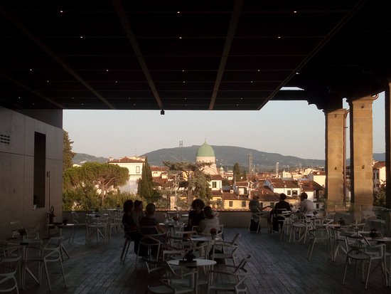 Terrace at the top of the Innocenti Museum