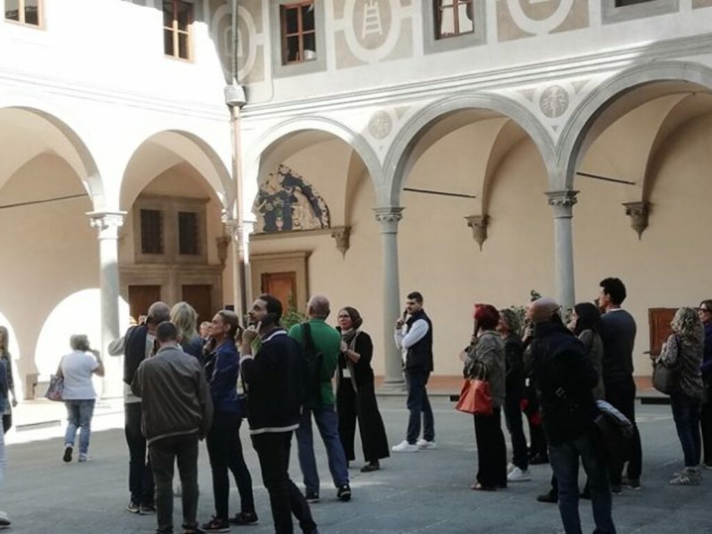 Tour guide at the Innocenti Museum