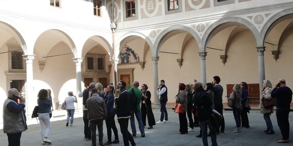 Tour guide at the Innocenti Museum