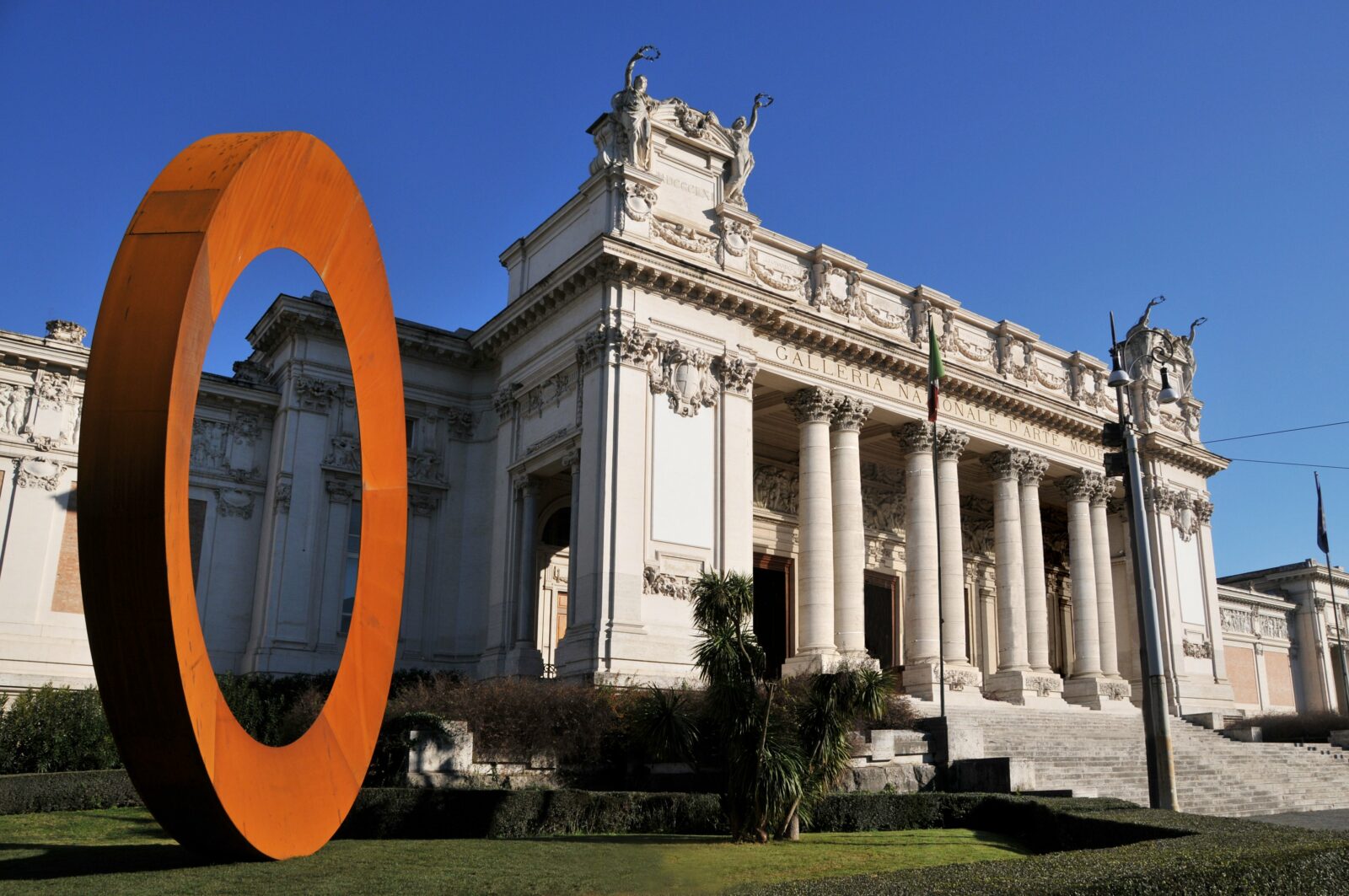 Exterior of the National Gallery of Modern and Contemporary art in Rome