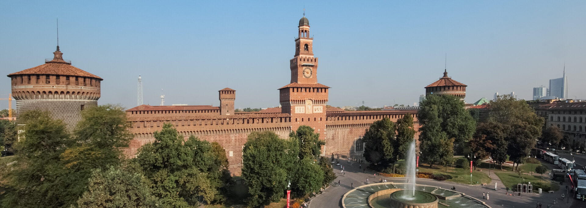 Veduta del Castello Sforzesco