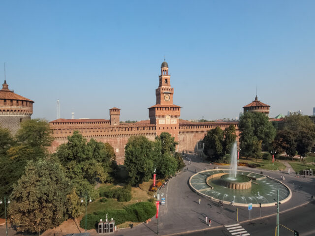 Veduta del Castello Sforzesco