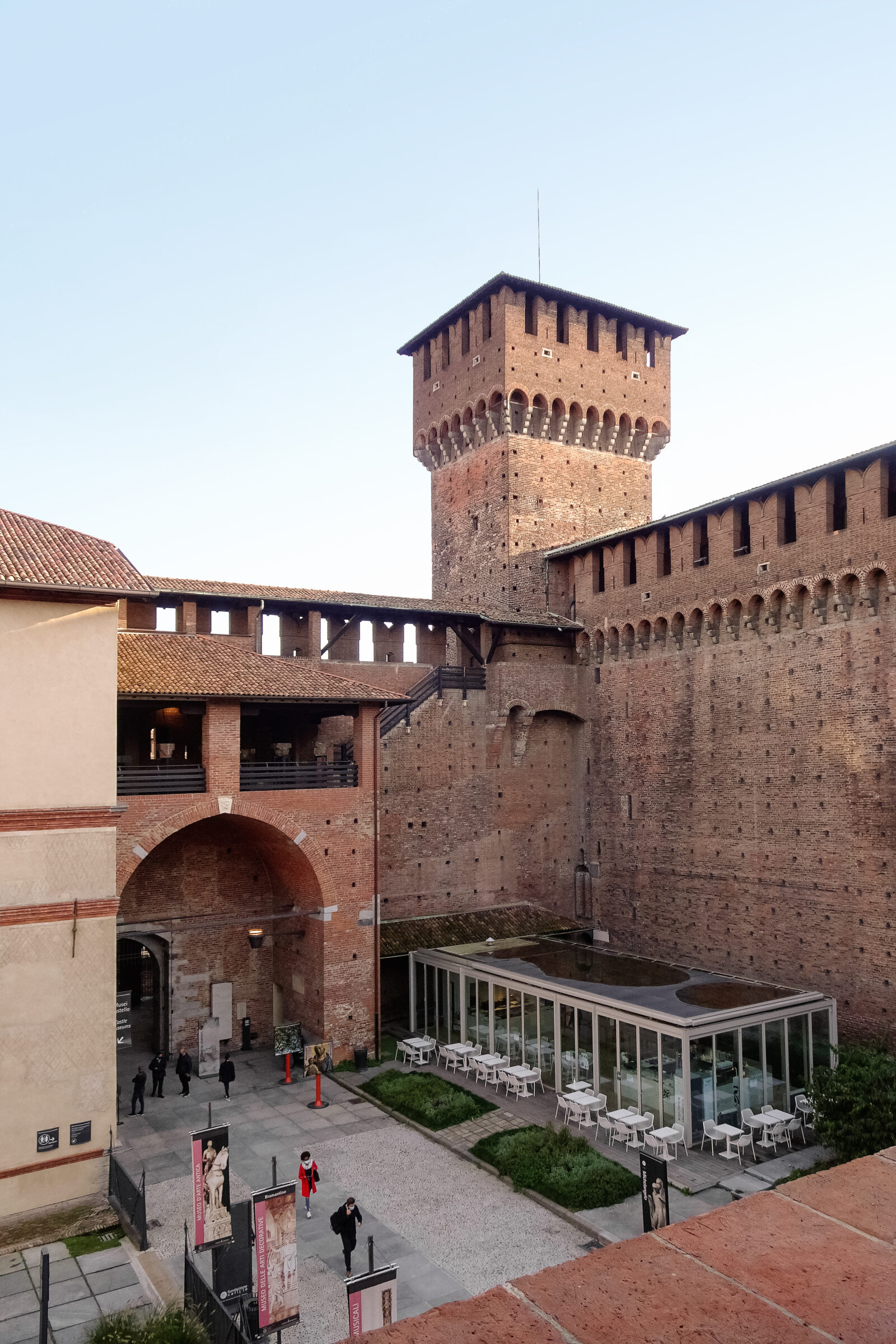 Cortile del Castello Sforzesco