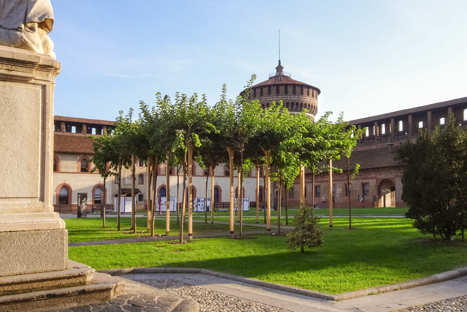 Cortile del Castello Sforzesco