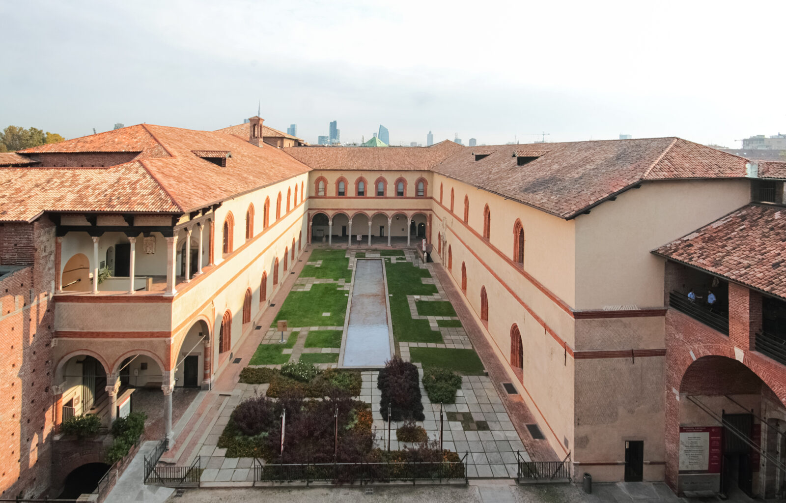 Cortile del Castello Sforzesco