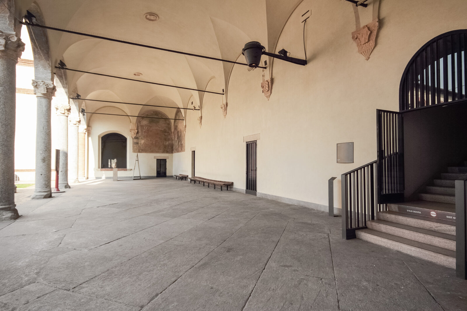 Cortile del Castello Sforzesco