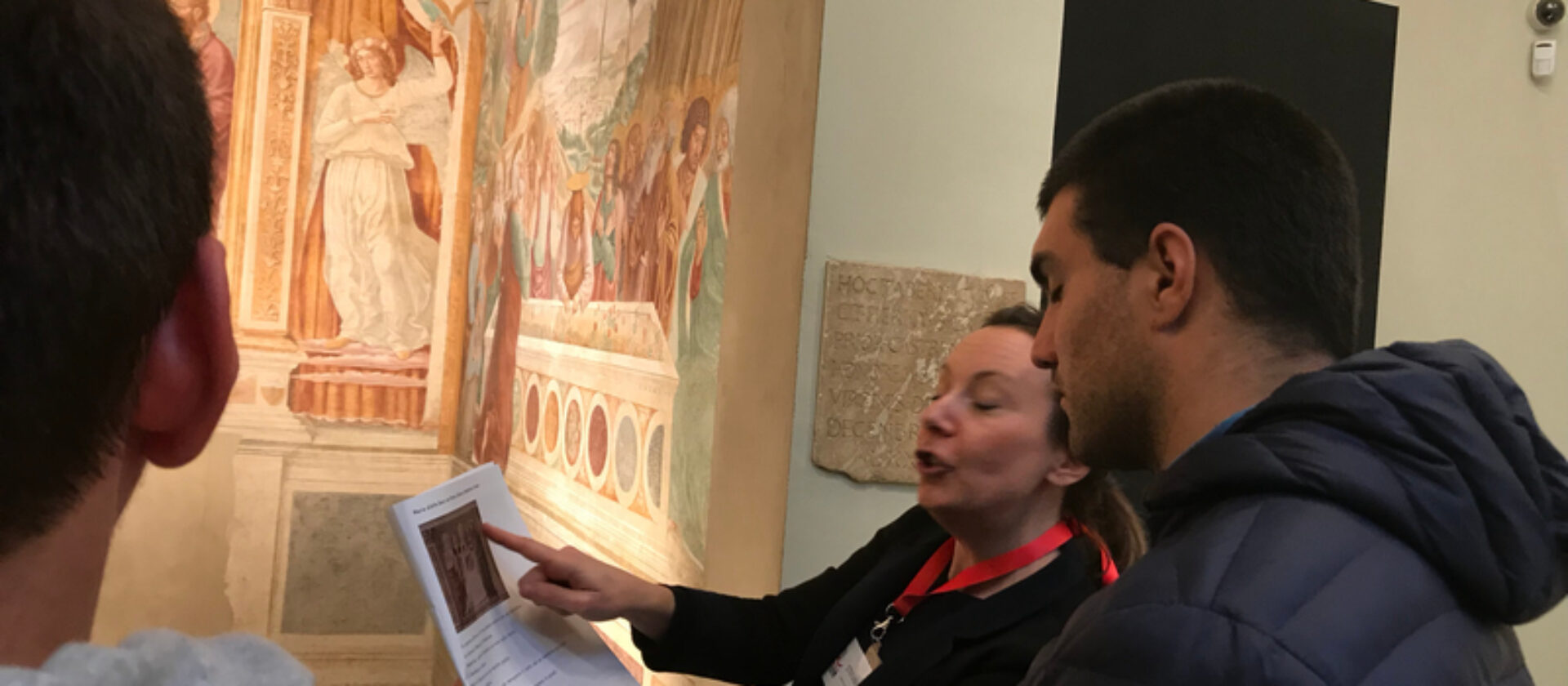 Tour guide at the Benozzo Gozzoli Museum