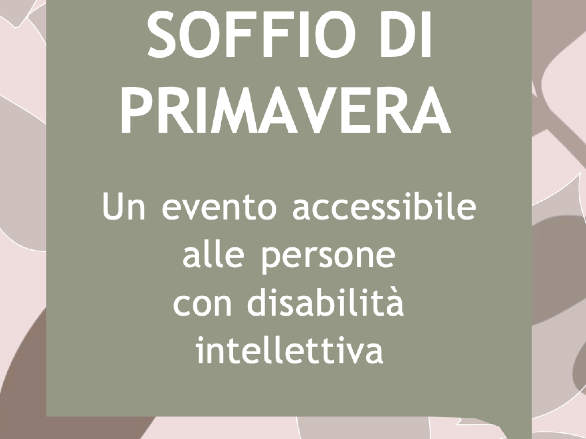 Locandina dell'evento Soffio di primavera 2024