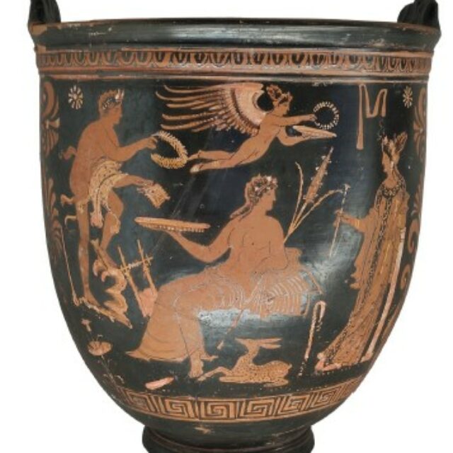 13b. Red figure Situla