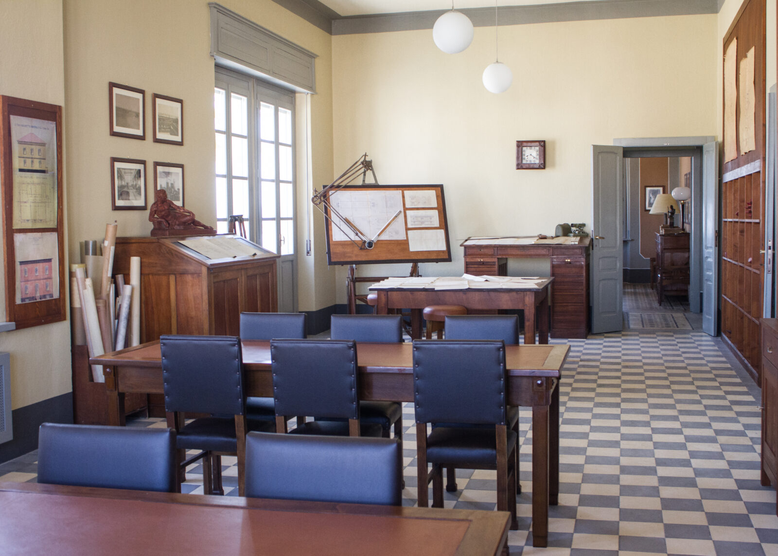 Interno dello stabilimento delle saline