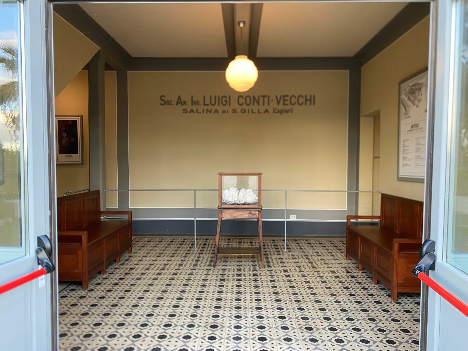 Interno dello stabilimento delle saline